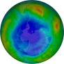 Antarctic Ozone 2011-08-21